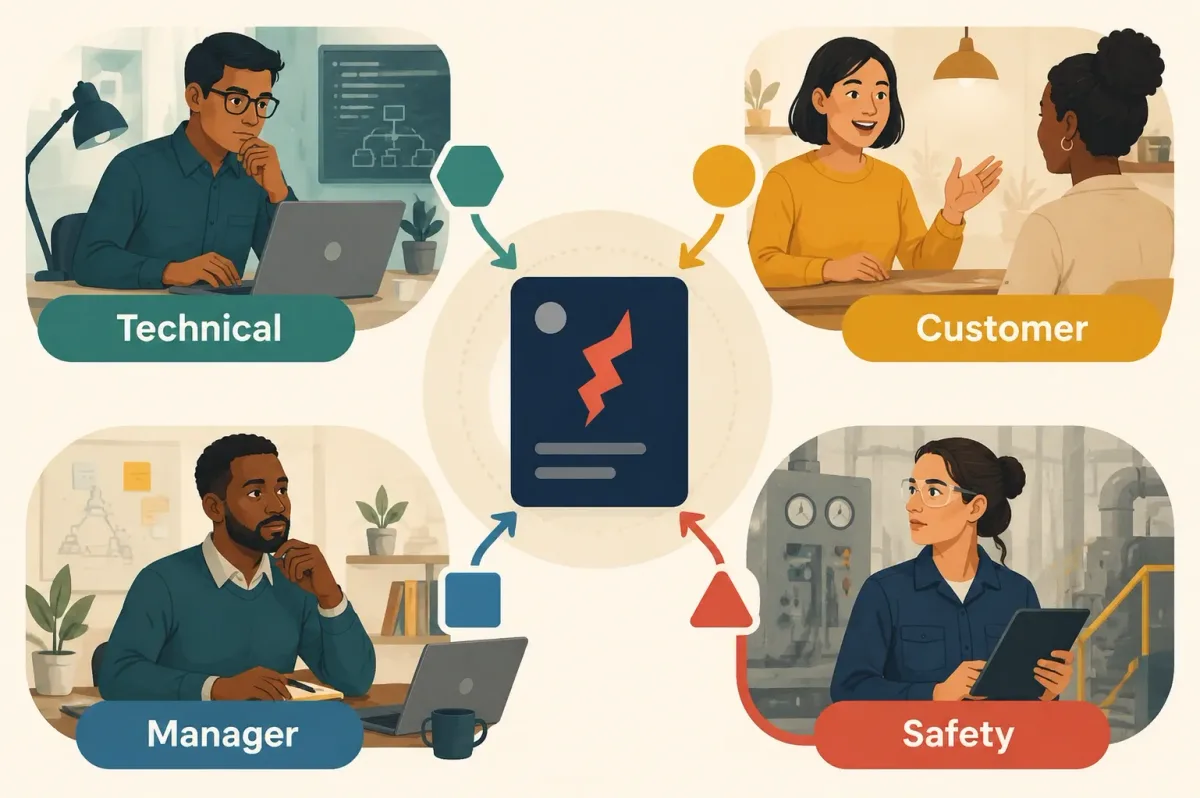 The same interview weakness is evaluated differently for technical, customer-facing, management, and safety-sensitive roles.