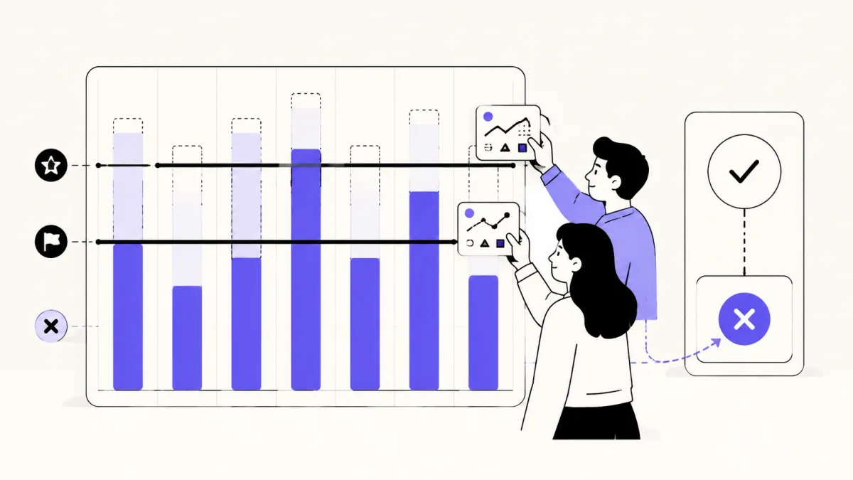 Evidence-based scorecard with minimum thresholds for verification and ownership