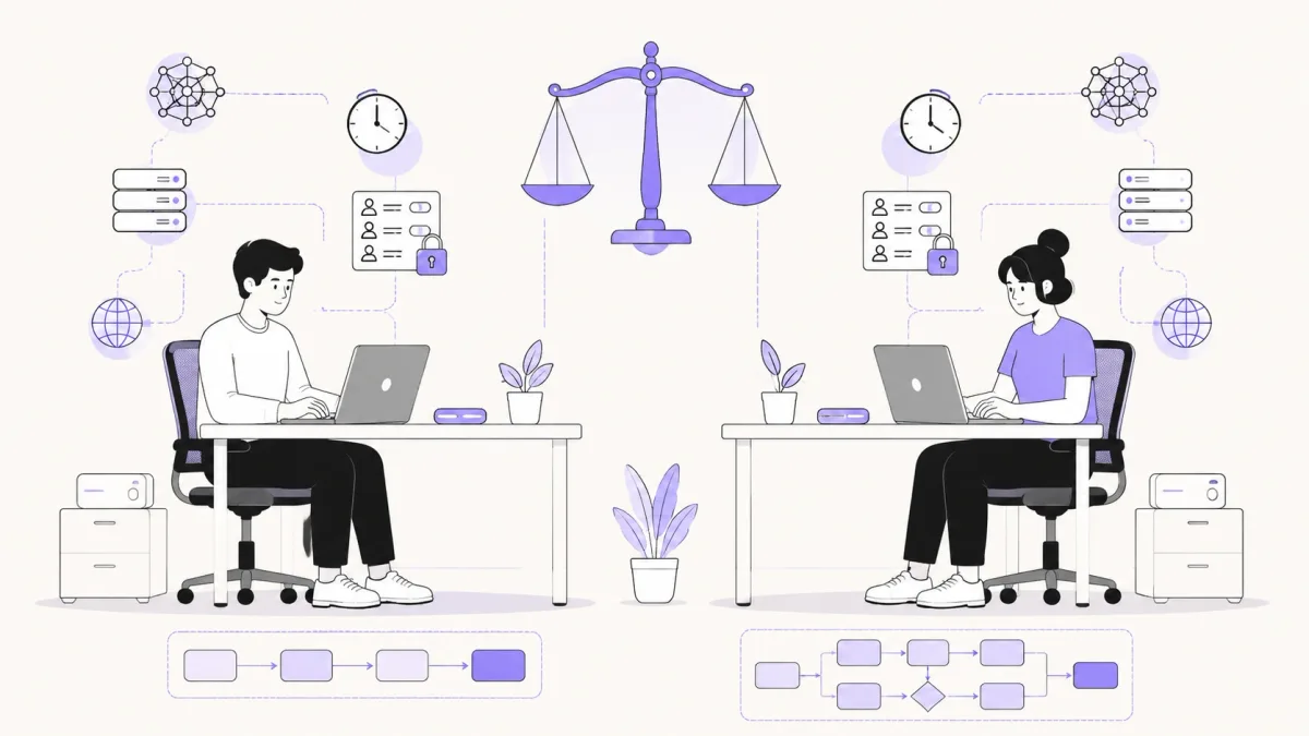 Candidates using the same standardized AI tools and interview environment