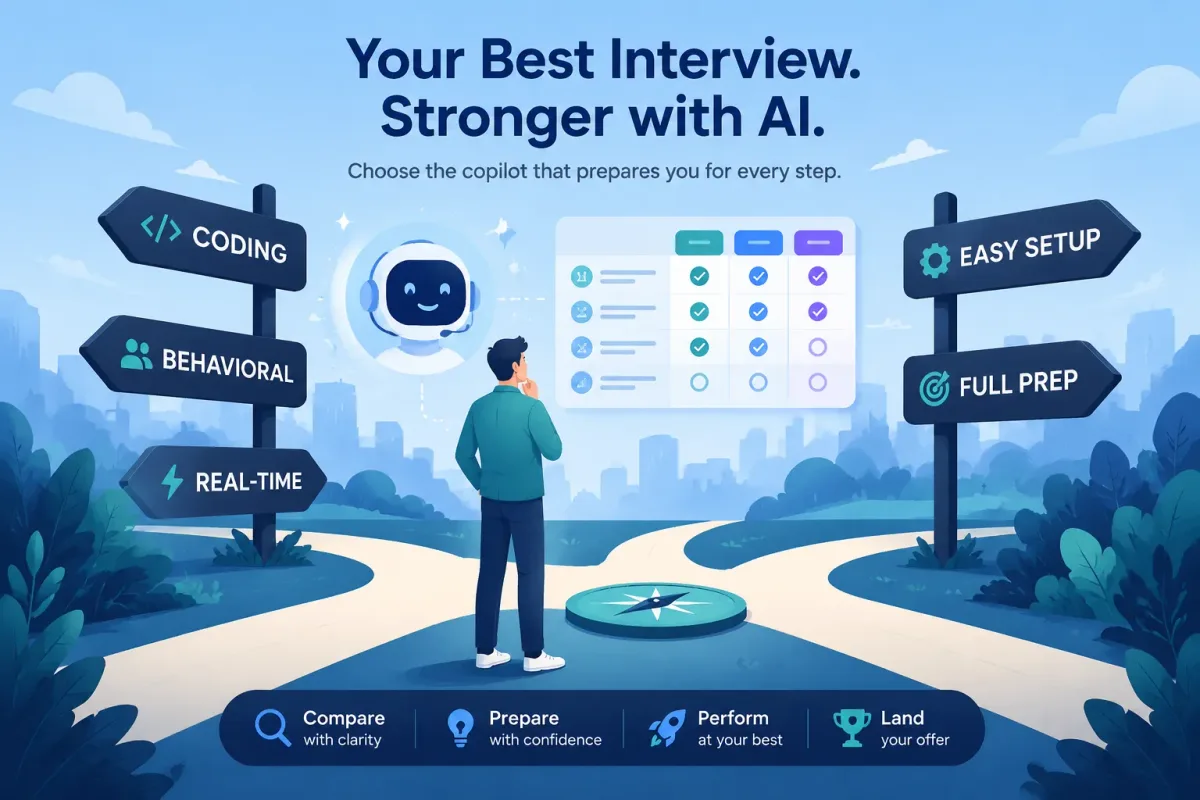 Final decision framework for choosing an AI interview copilot