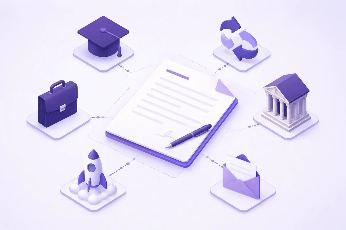 Cover letter closing examples for internships, career changes, experienced roles, formal industries, startups, and email applications
