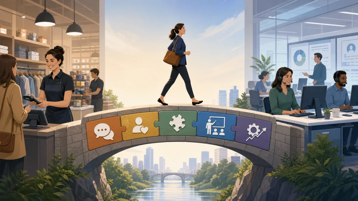 Transferable skills creating a bridge to a new career