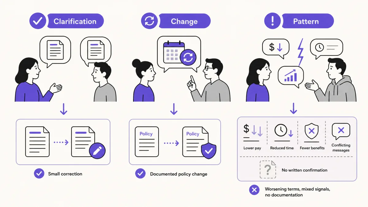 Clarification, later business change, and persistent misleading offer patterns