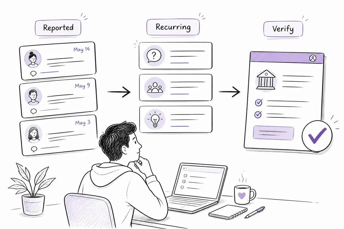 Applicant comparing recent LECOM interview reports with verified interview instructions