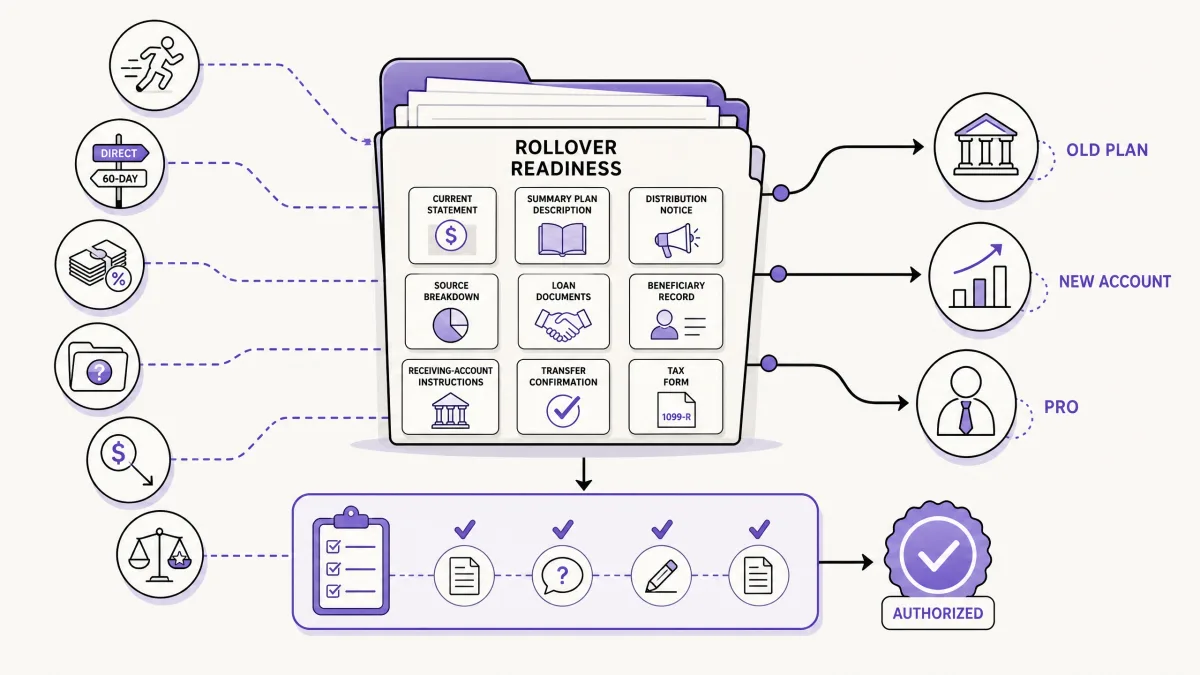 Rollover document packet and common mistakes to avoid after leaving a job