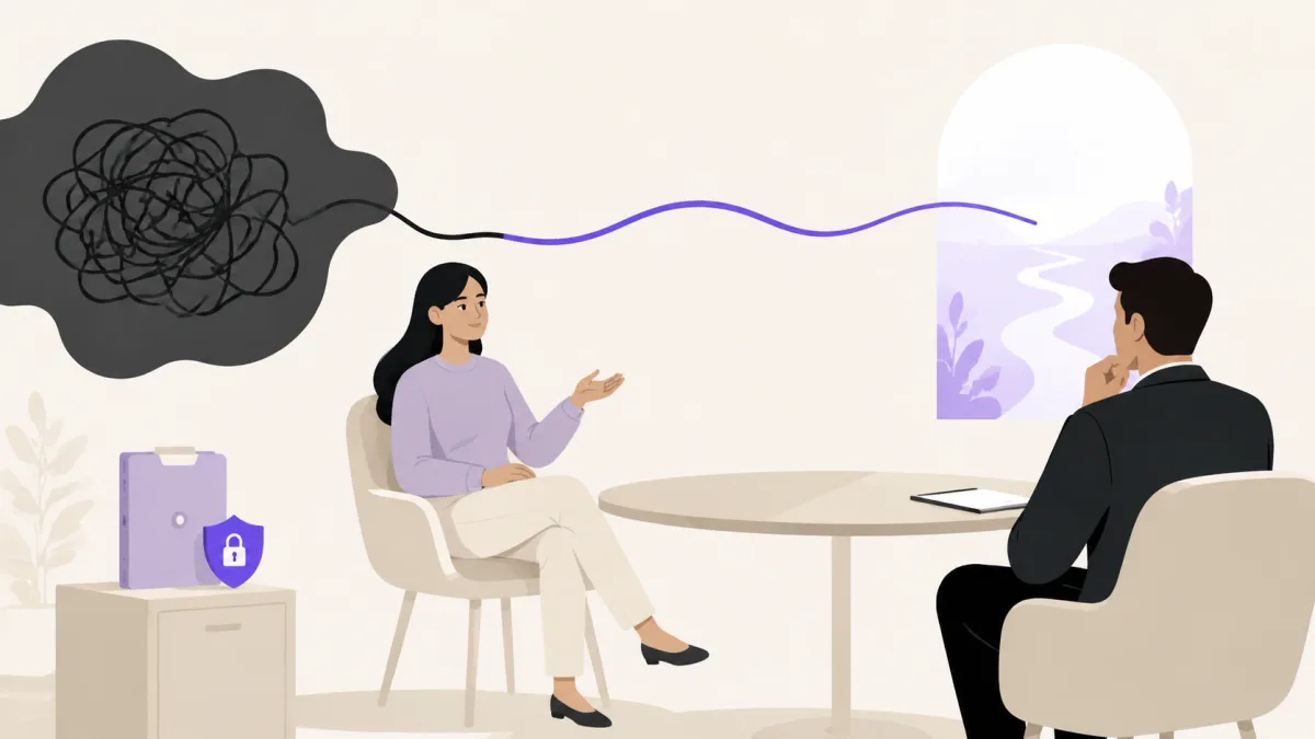 Candidate turning a difficult job exit into a calm and forward-looking interview explanation